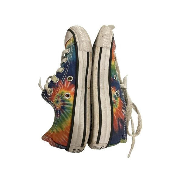 Converse All Star Youth kids  Size 11 Tie-Dye Canvas  Vibrant Colors Shoes - Picture 6 of 8